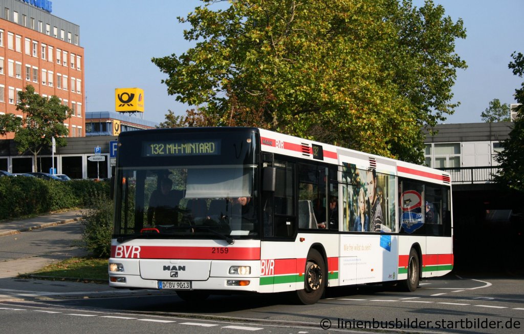 BVR 2159 (D BV 9013) mit TB fr das VRR Young Ticket.
Aufgenommen am HBF Mlheim/Ruhr, 13.10.2010.