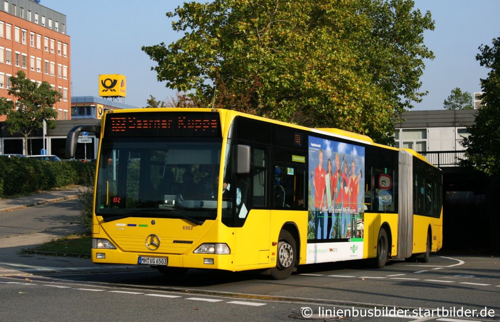 MVG 6503 (MH VG 6503) mit TB fr Medl.
Aufgenommen am HBF Mlheim/Ruhr, 13.10.2010.