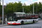 BSM 27.
Der Bus fhrt nach kurzen Halt wieder nach Monheim zurck.
Aufgenommen am HBF Solingen, 27.8.2011.