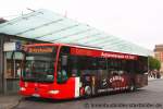 Weser Ems Bus 171 (HB AI 171) mit Werbung fr das Casino Bolingo.
 Aufgenommen am HBF Bremen, 30.7.2011.