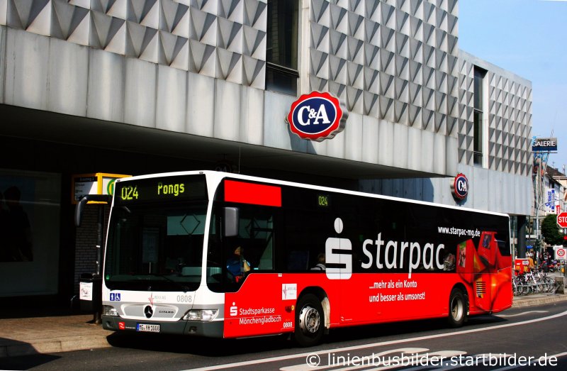 Mobus 0808 Mit Werbung Fur Die Sparkasse Monchengladbach Linienbusbilder Startbilder De