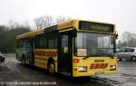 Graf Reisen 203.
Hier mal ein Bild von der Trseite des Busse.
Aufgenommen am 3.4.2011 auf dem Kirmesplatz in Herne Wanne Eickel.