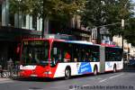 ASEAG 189 mit Werbung fr Easy Credit.
Der Bus fhrt nach Vaals Grenze.
Aufgenommen am Luisenbrunnen in Aachen, 17.08.2011.